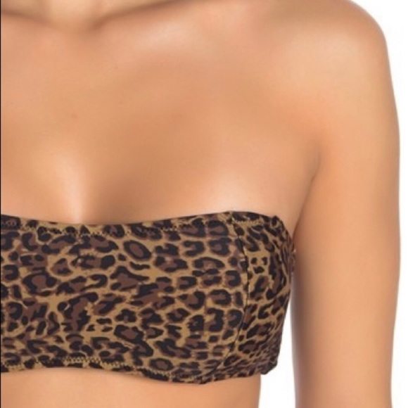 NWT Hottt π₯ Kendall and Kylie Leopard Bandeau Bikini πΈπππ΄ - Picture 8 of 11